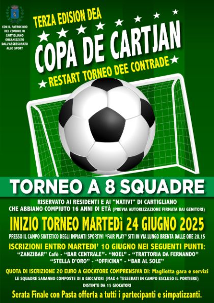 COPA DE CARTJAN - TERZA EDIZIONE COPA DE CARTJAN - TERZA EDIZIONE