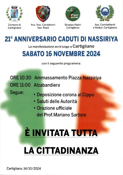 21° ANNIVERSARIO CADUTI DI NASSIRIYA