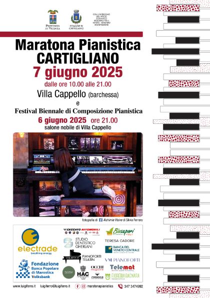 MARATONA PIANISTICA A CARTIGLIANO MARATONA PIANISTICA A CARTIGLIANO