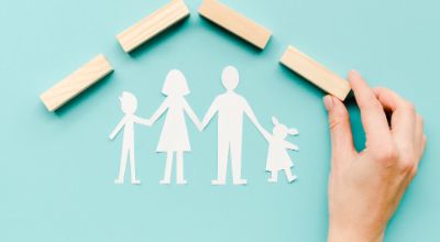 composition-family-concept-blue-background composition-family-concept-blue-background